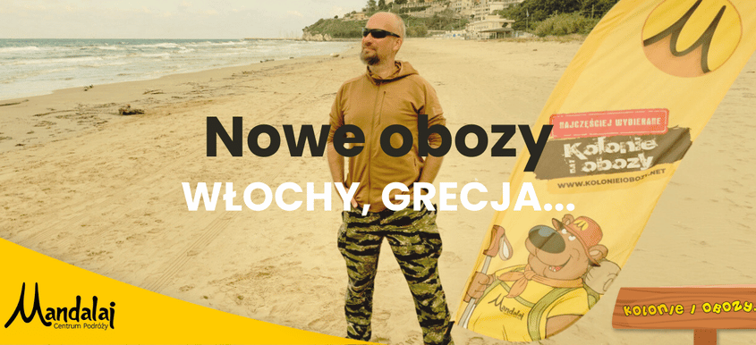 Nowe zagraniczne obozy młodzieżowe do Włoch i Grecji z Mandalaj - kolonieiobozy.net